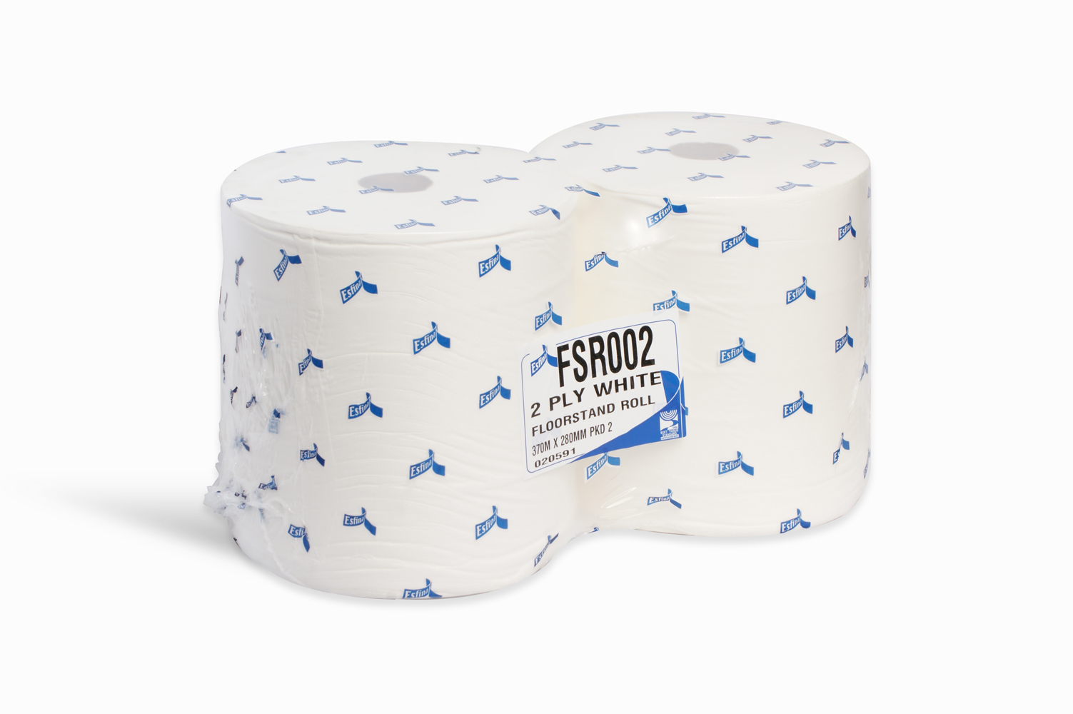 Forecourt Rolls 2-Ply - White (Pack of 2)